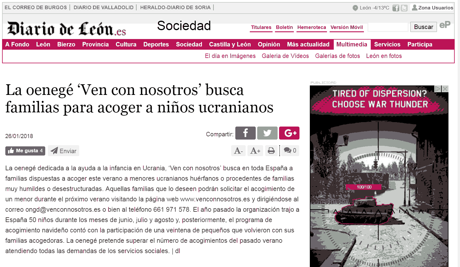 Diario de León 26-1-2018